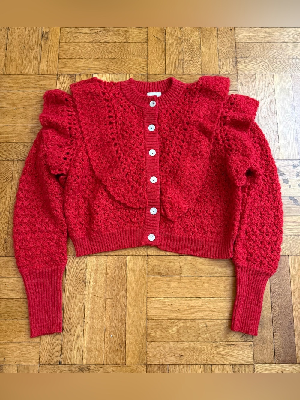 Farm Rio
Red Flower Texture Knit Cardigan - Picture 7 of 16
